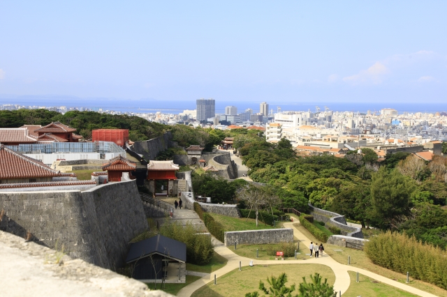 那覇市首里の街並み
